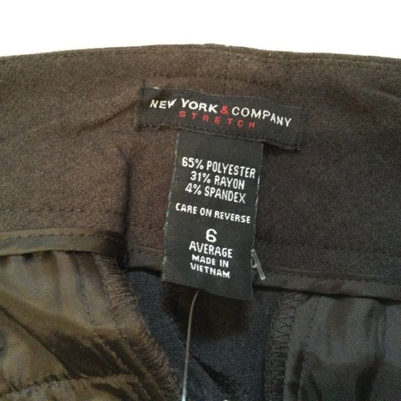 New York & Company Brown Pants.  Size 6 Average - Picture 5 of 7